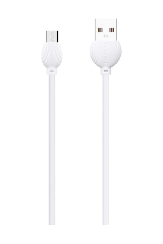 Awei Cl-61 2 İn 1 2.5a Mikro Usb Şarj + Veri Aktarma Alüminyum İplikli Veri Kablosu, Uzunluk: 1m Beyaz