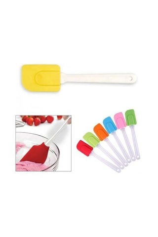 Renkli Silikon Spatula Açık Bej
