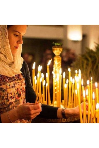 Beyaz Arınma Mumu Church Candles Kilise Mumu 8 Adet Beyaz Uzun Mum 35 Cm Beyaz İnce Mum Beyaz Mum Renkli