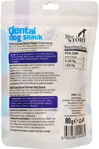 Dog Dental 6 X 80 Gr Ağız Kokusu, Diş Sağlığı, Dental Tartar