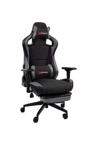 Xprime Over Pro. Oyuncu Koltuğu Hybrid Kumaş Gri