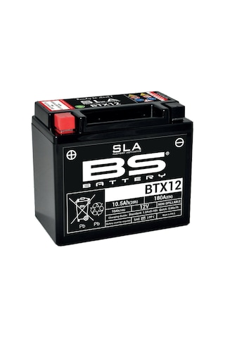 Bs Btx12 Sla 2009-2014 Sym Gts 250i Evo Uyumlu Akü Jel Akü
