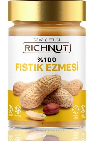 %100 Fıstık Ezmesi Katkısız, Şekersiz 300gr