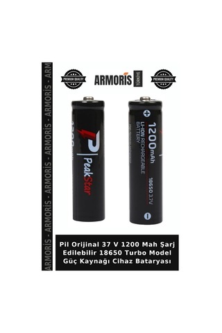 Pil 37 V 1200 Mah Şarj Edilebilir 18650 Turbo Model Güç Kaynağı Cihaz Bataryası