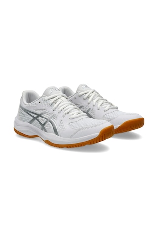 Asics Upcourt 6 Kadın Voleybol Ayakkabısı 1072a107-100 Beyaz-beyaz Beyaz