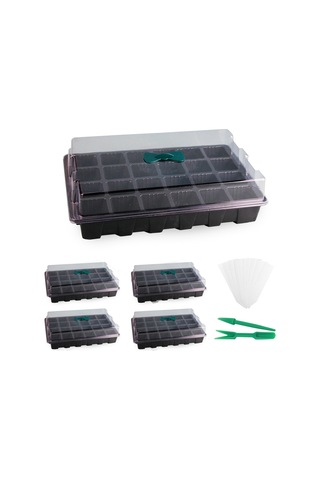 Monyee Fidye Geliştirme Kiti - 24 Delikli 5 Paket - Kelebek Kanca - Tohum Çimlenme Kutusu