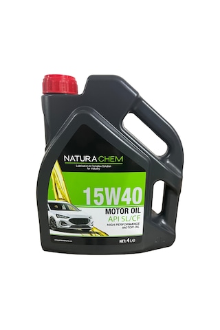 Naturachem 15W-40 Yüksek Performanslı Motor Yağı 4 L