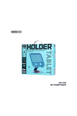 Remax Rm-c60 Precision Alloy 360 Döner Metal Masaüstü Tablet Ve Telefon Tutucu Stand