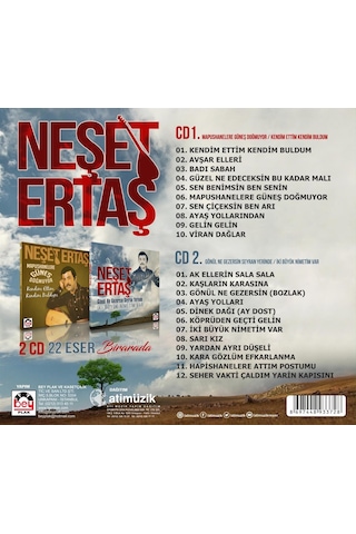 Neşet Ertaş - M.Güneş Doğmuyor/Gönül Ne Gezersin Seyran Yerinde (2'li CD)