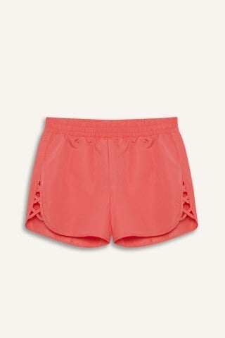 DeFacto Regular Fit Deniz Şortu-Fall in Love B7210AX25SMRD194 Kırmızı