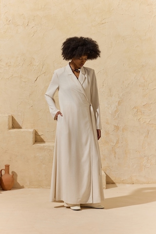 Aker Naturel Bağlama Detaylı Kimono Naturel Naturel