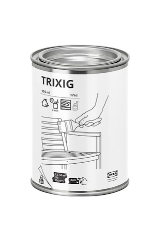 Ikea Trıxıg Ahşap Boyası, Renksiz, 500 Ml, Dış Mekan İçin Çok Renkli