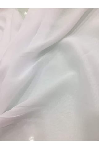 Janjan Şifon Kumaş Elbiselik Gömleklik Eşarplık Ekru Jn8