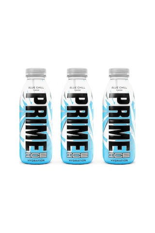 Prime Blue Chill Ice Hydration 500 Ml - Karışık Aromalı Sporcu İçeceği 3 Adet