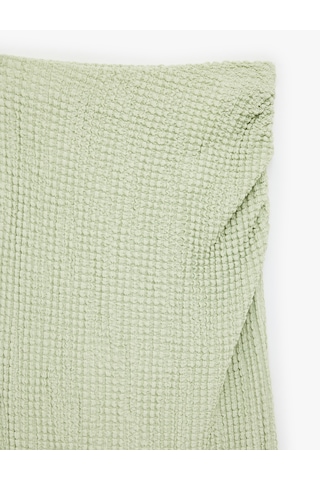 Koton Bürümcük Kumaş Drape Detaylı Midi Kalem Etek Green 6sak10005uk Yeşil