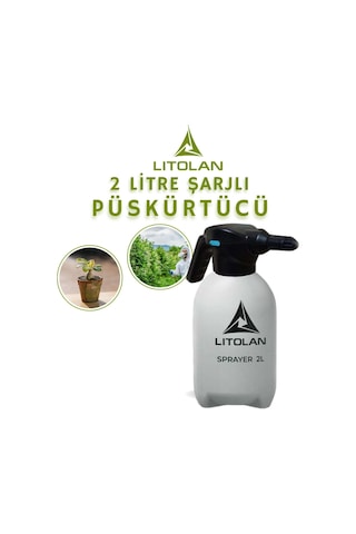 Litolan Zirai İlaçlama Pompası Şarjlı 2 L Siyah