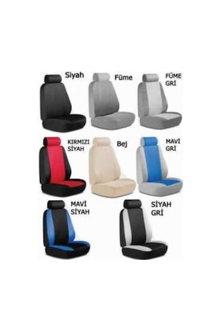 Standart Oto Koltuk Kılıfı 9 Faklı Renk