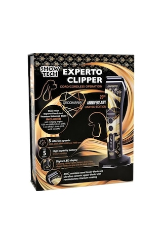 Show Tech Experto 5 Devirli Şarjlı Kedi Köpek Tıraş Makinesi - Sessiz Ve Güçlü