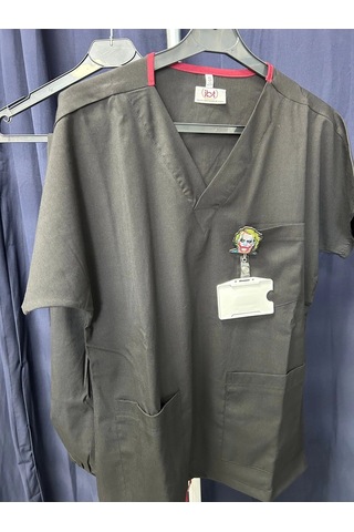 Doktor Hemşire Scrubs Üniforma Ligralı