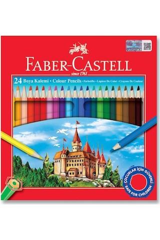 Faber-Castell Kuru Boya Kalemi 24 Renk