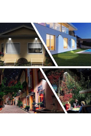 Trendpoint Solar Güneş Enerjili Kumandalı Led Projektör Sokak Lam