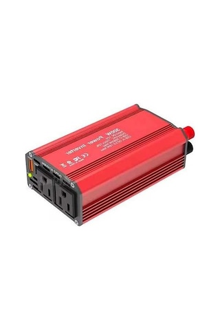 Dancemonkey İnvertör 300w 12v Dc-110v Ac Otomotiv Güç Kaynağı Qc3.0 Pd65 Kırmızı