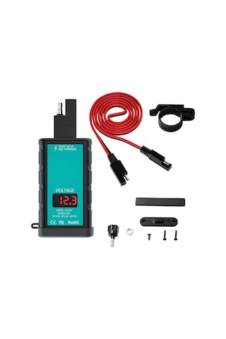 Reedark Motosiklet Usb Şarj Cihazı, Çift Qc3.0 Hızlı Şarj, Voltmetre, Ip66 Su Geçirmez, 12-24v, Arabalar/motosikletler İçin