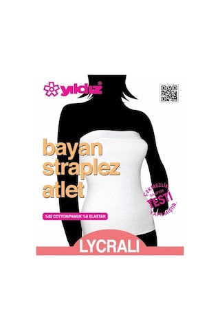 Yıldız Bayan Straplez Atlet Renk Seçenekli