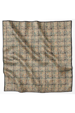 Aker Sura İpek Eşarp Batik Desen