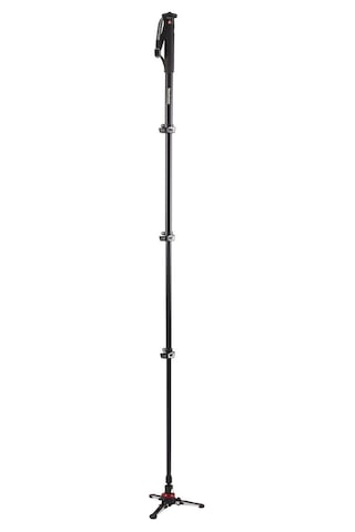 Manfrotto Mvmxproa4 Xpro 4 Section Video Monopod & Fluidtech Base