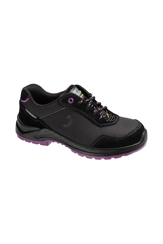 Safety Jogger Organıc S1p Low Sr Sc Lg Esd Cı Fo Kadın İş Güvenlik Ayakkabısı Mor - Siyah