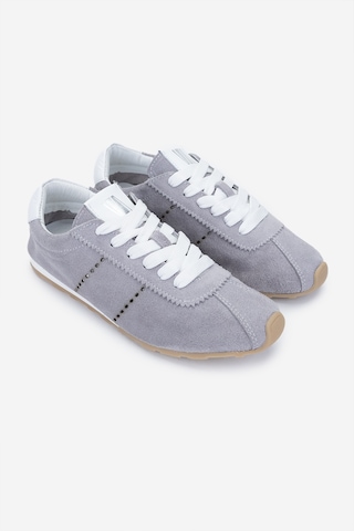 Valmenti Kadın Hakiki Deri Gri Sneakers & Spor Ayakkabı 1119 0138 Bn Ayk Y25 Grı Suet Gri