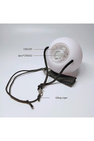 Singree Yumuşak Silikon-rubber Led Işıklı Poi Topları, 8cm Çaplı, 2 Adet, Renk Değiştiren, Dayanıklı, Ev Ve Dışarıda Oynanabilir, Stres Atma, Hediye Çok Renkli