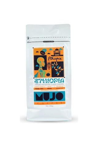 Ethiopia Yirgachefeffe Cher Cherre Çekirdek Kahve-250gr-metal Filtre Metal Filtre
