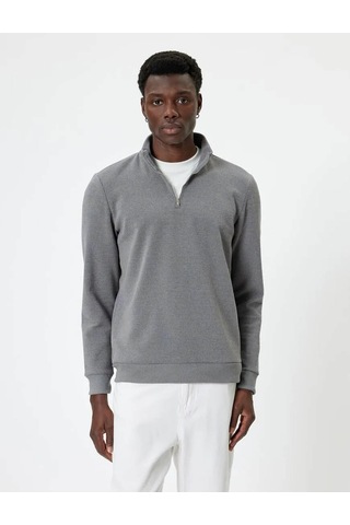 Koton Erkek Sweatshirt Antrasit 5wam70041mk 25ky59000123 Y5903 Antrasit