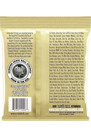 Ernie Ball 2006 Extra Light 10-50 Akustik Gitar Teli