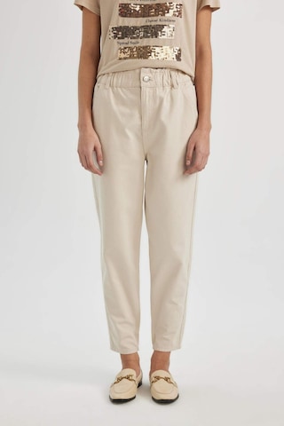 DeFacto Paperbag Gabardin Kumaş Pantolon Yüksek Bel Cepli Basic Düz Standart Paça S2790AZ24SMBG702