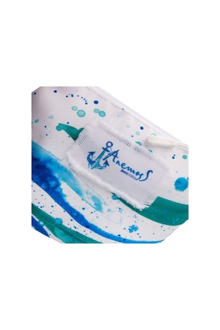 Anemoss Dalga Mavi Makyaj Çantası