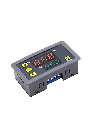 T3230 12v 20a Programlanabilir Dijital Led Ekranlı Zamanlayıcı Gecikme Rölesi - Döngüsel Zaman Ayarlı Kontrol Kartı
