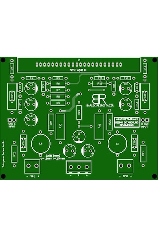 200 Watt Stereo Çift Kanal Hi-Fi Amfi Devresi Stk4231-Iı