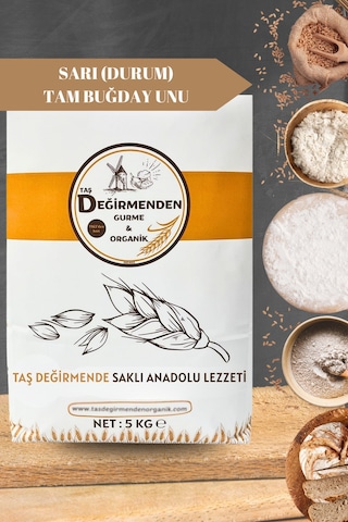 Sarı (Durum) Tam Buğday Unu - 5 Kilo