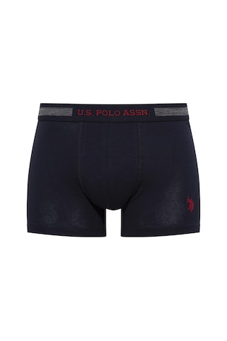 U.S. Polo Assn. - Erkek Lacivert - Beyaz - Gri Melanj 3 Lü Boxer 90004