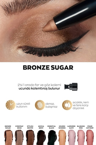 Avon Power Stay Kalem Göz Farı Bronze Sugar