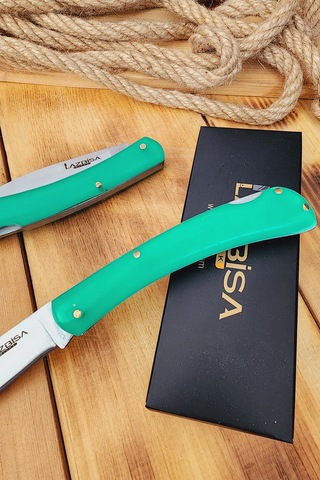 Epoksi Sap Çakı Kamp Çakısı Outdoor Piknik Çakısı Bıçağı Çk202 Yeşil