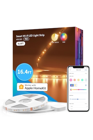 Meross Akıllı Led Şerit Wi-fi Rgb 5 Metre Msl320 Pro Apple Home