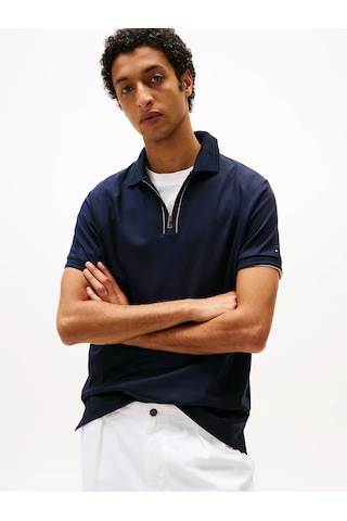 Tommy Hilfiger Tommy Hılfıger Erkek T-shırt Mw0mw38487-dw5 Lacivert
