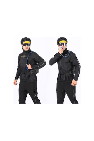 Didadodo Hafif Yağmura Dayanıklı Bisiklet Sırt Çantası - 16l Kapasiteli, Bel Kayışlı Yeşil, Küçük Boyutlu Yeşil