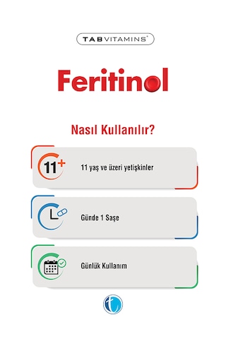Tabvitamins Feritinol 30 Saşe