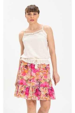 Vual Nesrin Kısa Etek Pembe Pmb