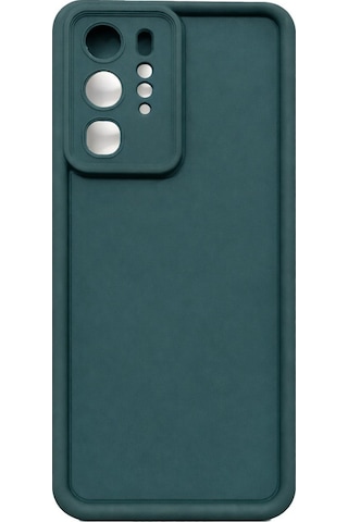 Huawei P40 Pro Uyumlu Kamera Çıkıntılı Mat Silikon Telefon Kılıfı Yeşil